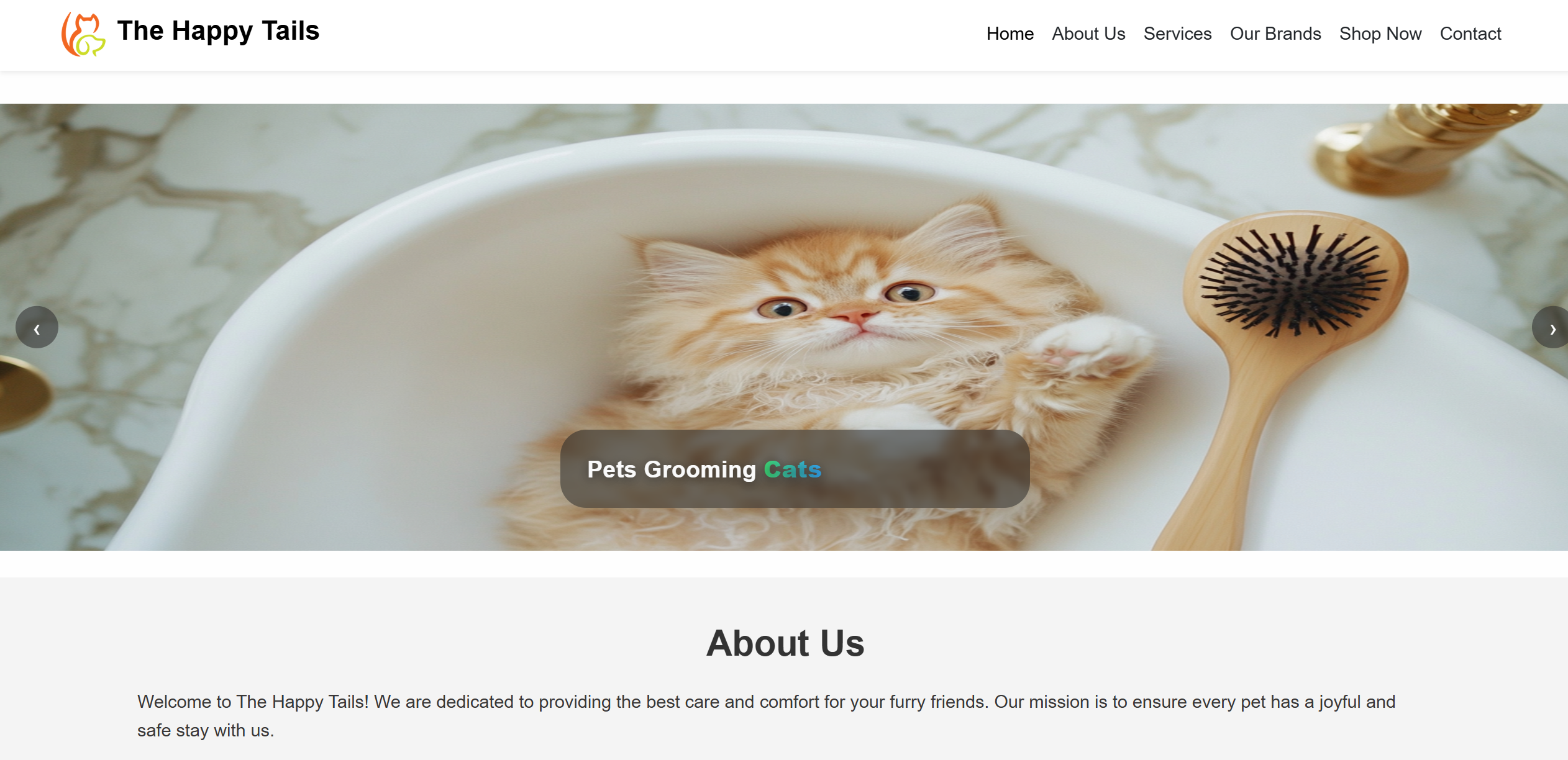 Pet Store Website