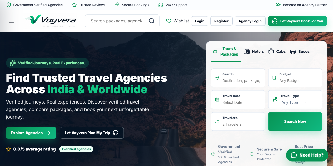Voyvera – Travel Discovery & Booking Platform